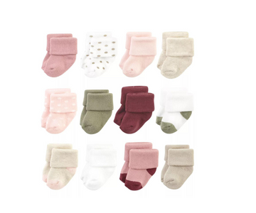 Medias Pack X12-Lila/ Mauge Hudson Baby