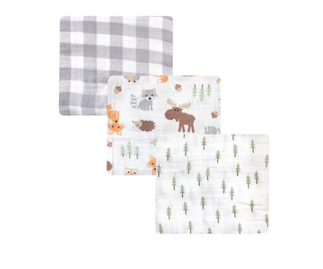Manta Swaddle Muselina Pack X3 Hudson Baby