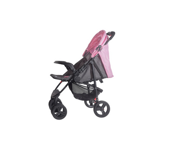 Coche 4 En 1 Negro Rosado Peke