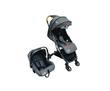 Coche Cot 4 eN 1 Negro y Gris Born