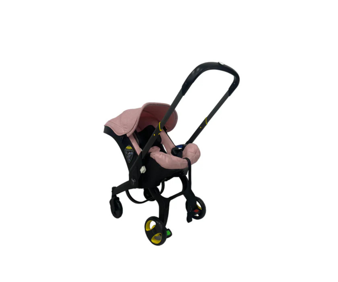 Coche Con Asiento De Auto Sin Base | Rosado - Born
