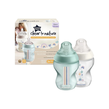 Biberon Closer To Nature 9Oz Niño X 2 Unidades Tommee Tippee