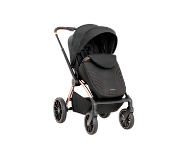 Coche Kara 2 en 1 Con Moisés Negro | Pañalera Kikkaboo