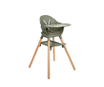 Silla De Comer Woody 2 En 1 |Verde Kikkaboo