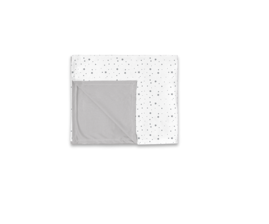 Manta Estrellas Reversible | Gris Monchitos