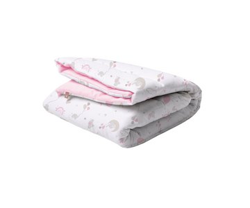 Edredón Cuna Elefante | Rosado B4 Baby