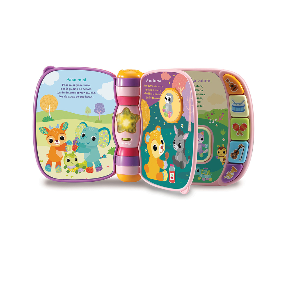Primeras Canciones Libro Interactivo Para Bebés | Rosa Vtech