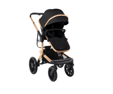 Coche Irene 3 En 1 Con Moisés -Pañalera | Negro Kikkaboo