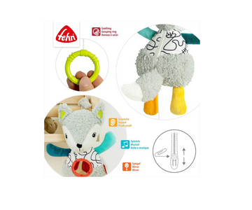 Mini Peluche Musical Renard Baby Fehn