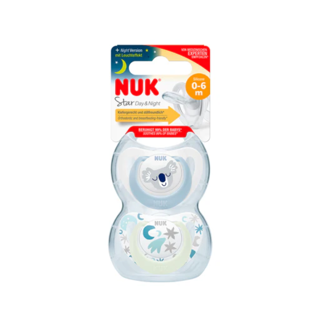 Chupón Star D&N 0-6M | Niño x2 - Nuk