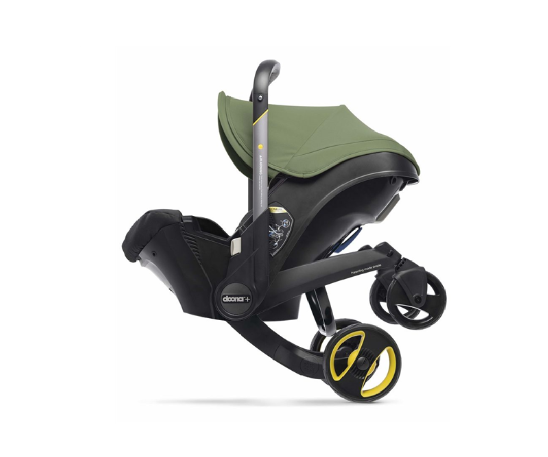 Coche Con Asiento Auto -Base | Desert Green Doona