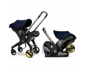 Coche Con Asiento Auto -Base Royal Blue Doona