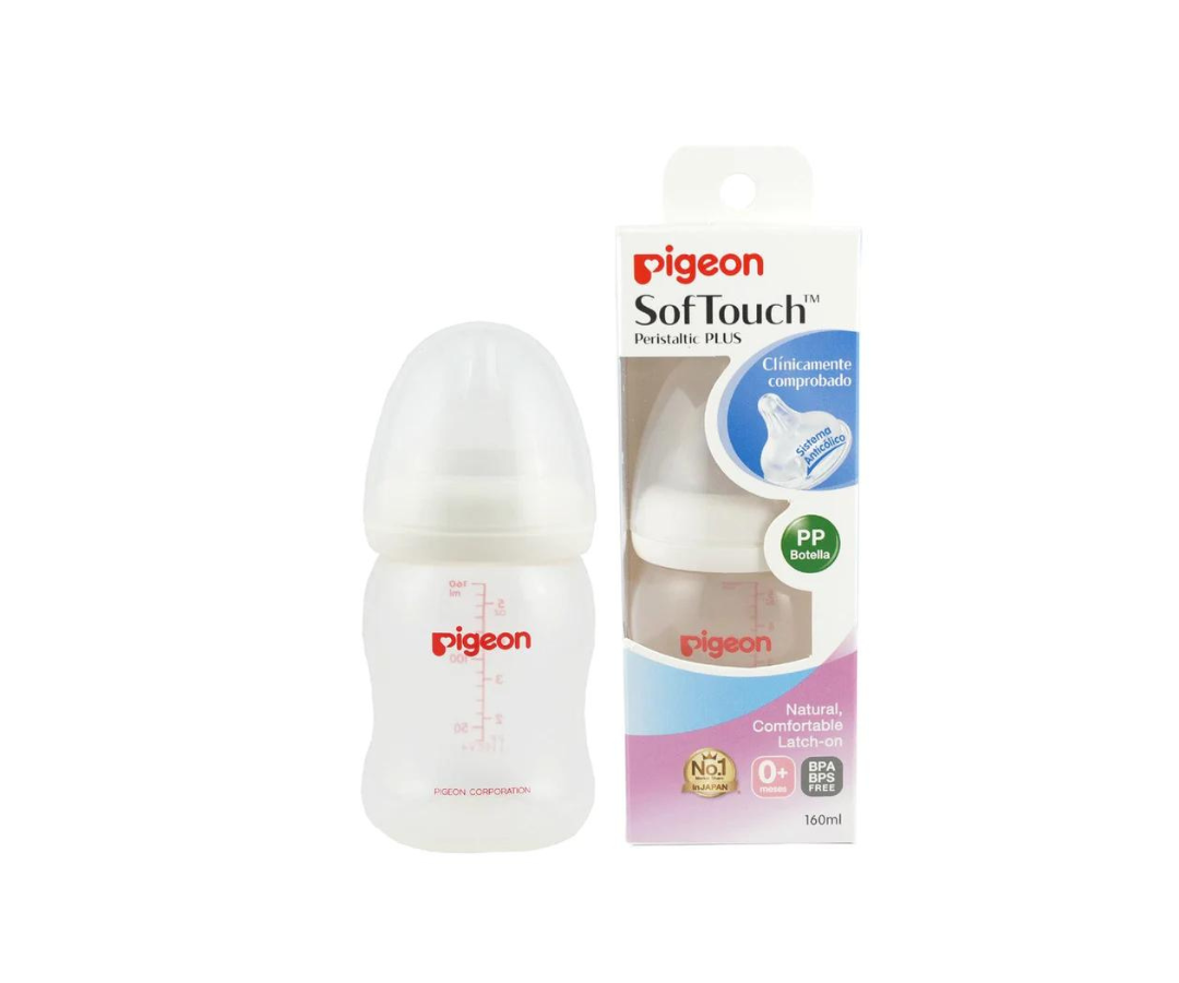 Biberón Peristáltico Boca Ancha X 160 ML Pigeon