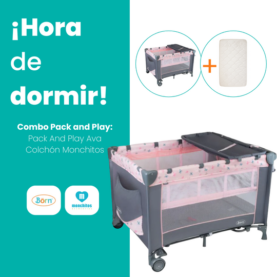 Combo Pack And Play Ava + Colchón