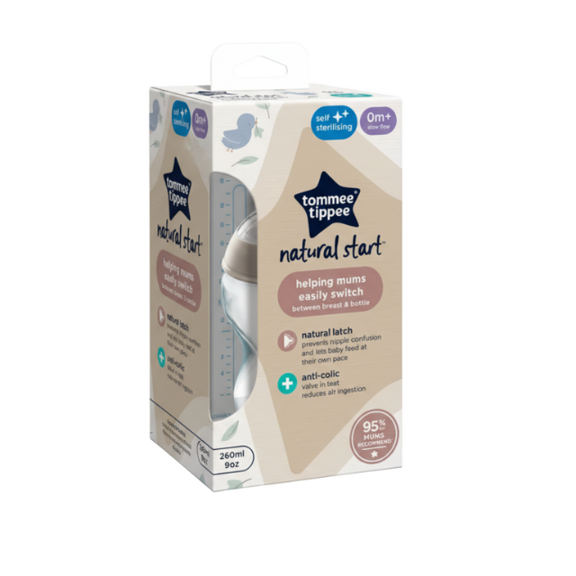 Biberon Natural Start 9Oz Polipropileno