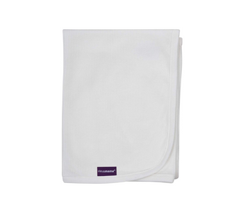 Cobija De Algodón Waffle Pattern Blanca