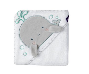 Toalla Con Capucha Gris Clevamama