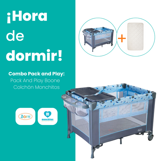 Combo Pack And Play Boone + Colchón