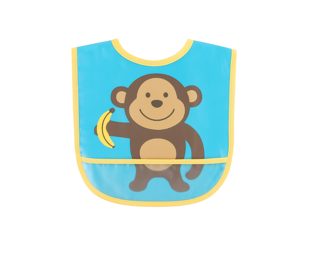 Baberos Pack X5 Con Bolsillo | Safari Hudson Baby