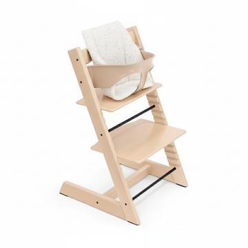 Combo Silla Tripp Trapp Y Baby Set | Natural (Gratis Baby Cushion)