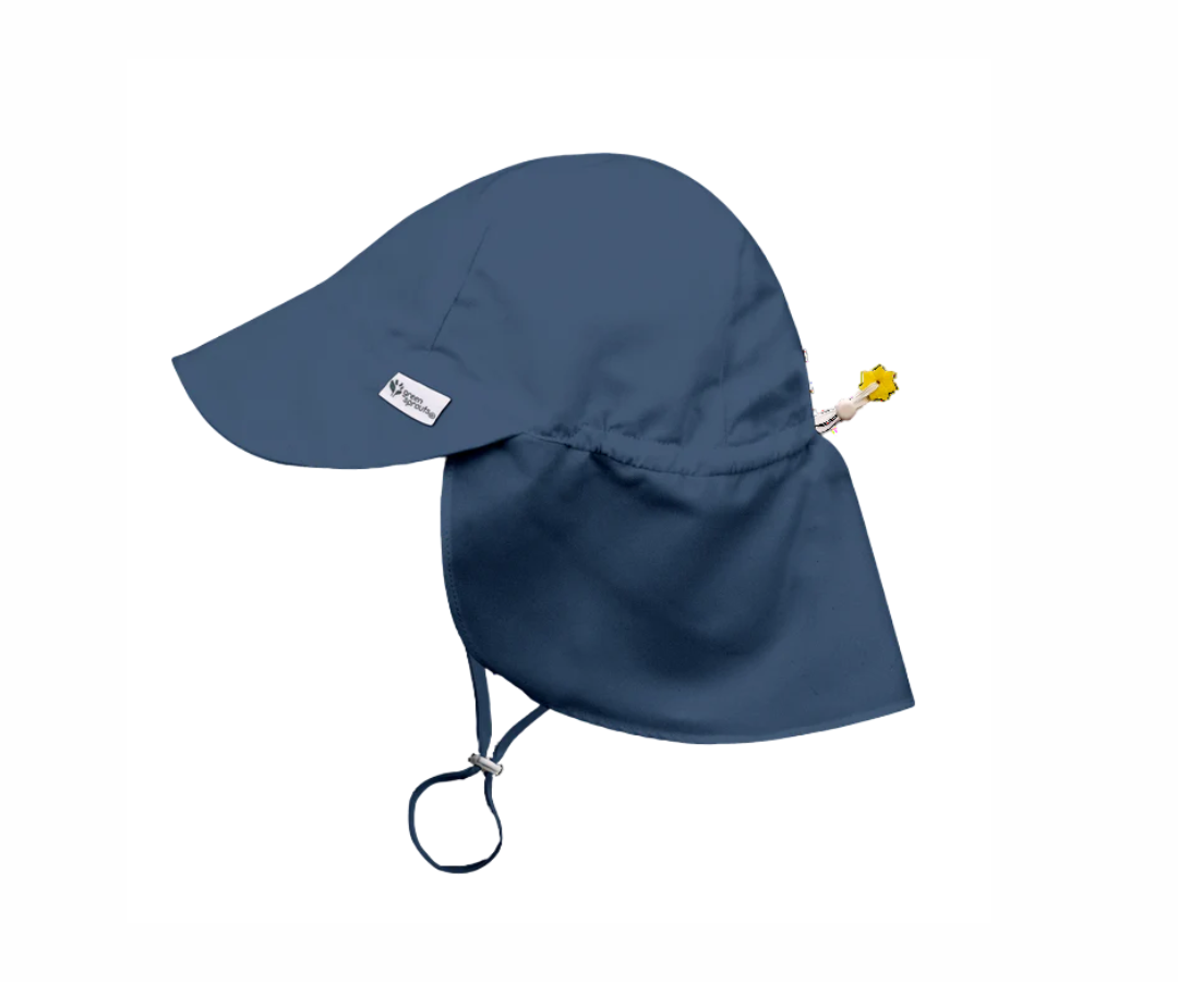 Sombrero De Sol con cubre Nuca Azul i Play