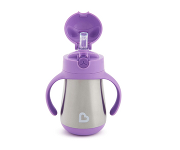 Vaso Cool Cat 8 Oz Morado Munchkin