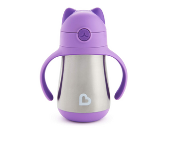 Vaso Cool Cat 8 Oz Morado Munchkin