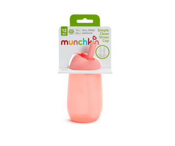 VASO CON SORBETE SIMPLE CLEAN 10 OZ ROSA MUNCHKIN