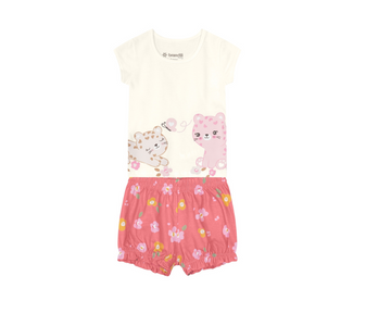 Conjunto Blusa y Shorts Niña Brandili