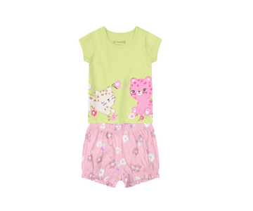 Conjunto Blusa y Shorts Niña Brandili