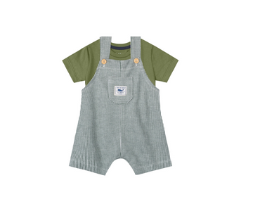 Conjunto Camiseta Y Overol Brandii