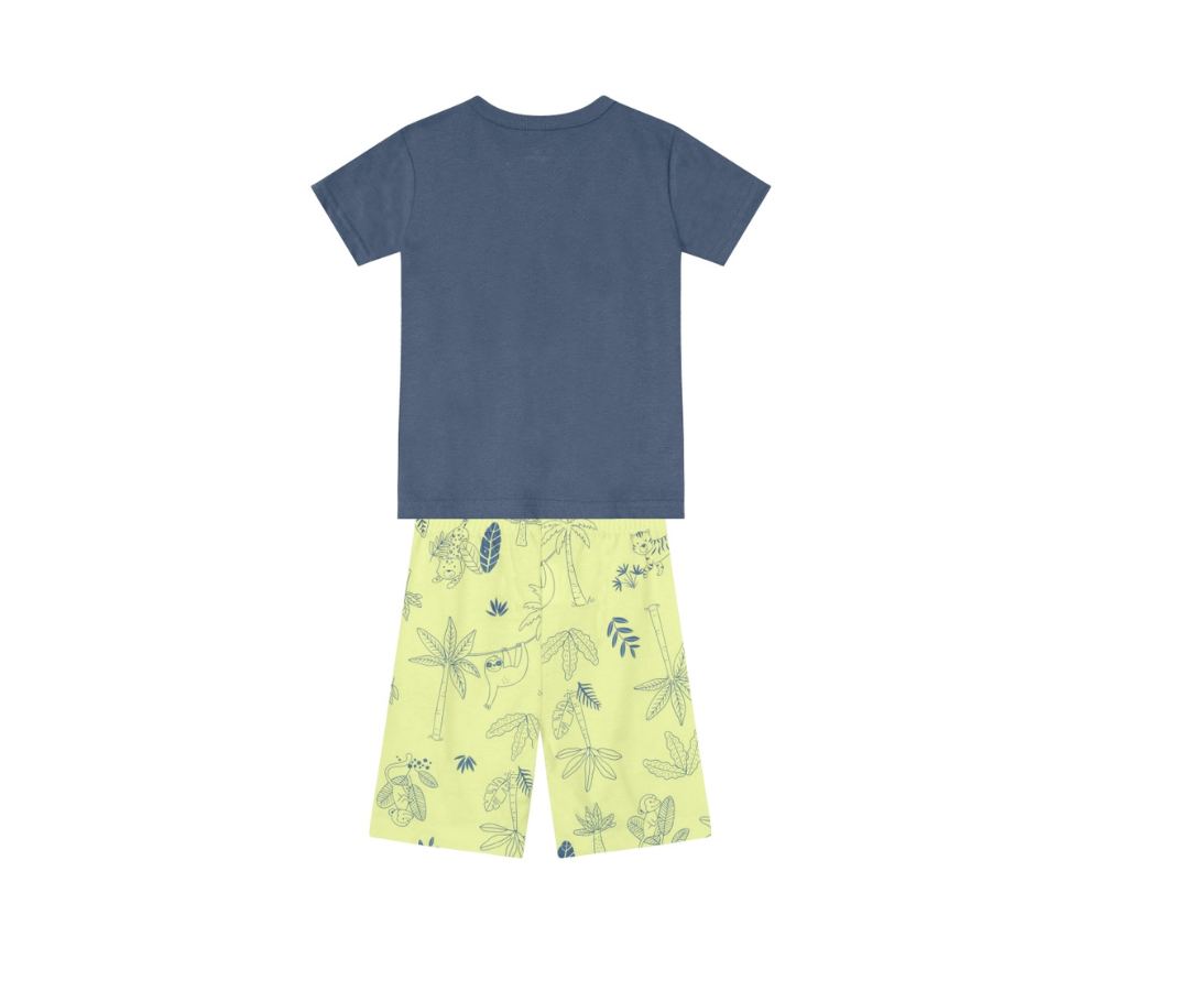 Pijama Camiseta Y Bermuda Niño Brandili