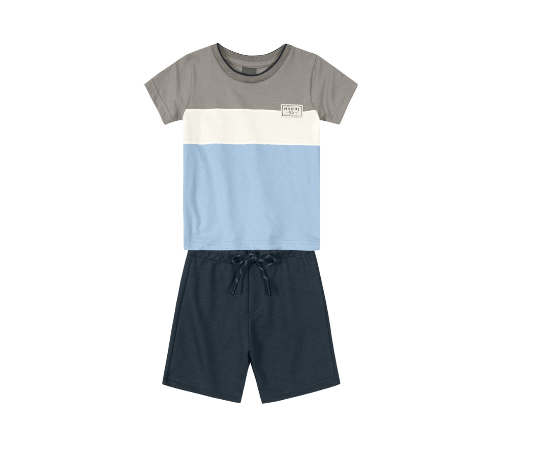 Conjunto Camiseta y Bermuda Niño Brandili