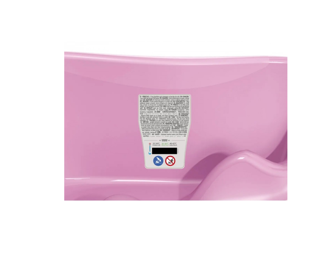 Bañera Onda Basic | Rosado - OkBaby
