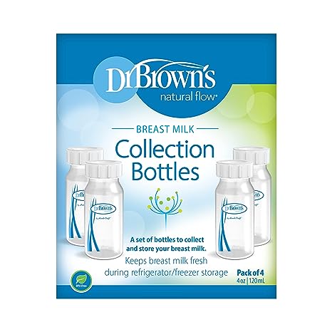 Pack 4 Botellas Almacenamiento 4 Oz. B /E Dr. Browns