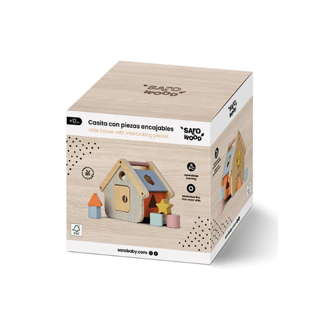 Casita De Piezas Para Encajar - Saro