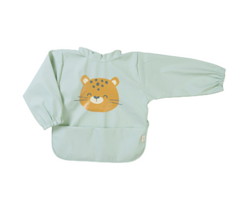 Babero Impermeable Con Manga Larga Mint Saro