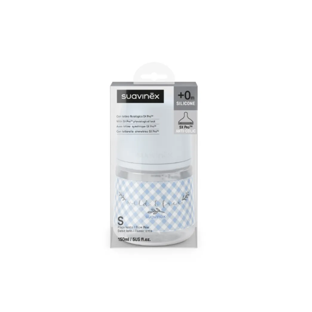 Biberón Tetina Fisiológica 5oz Wild | Azul - Suavinex