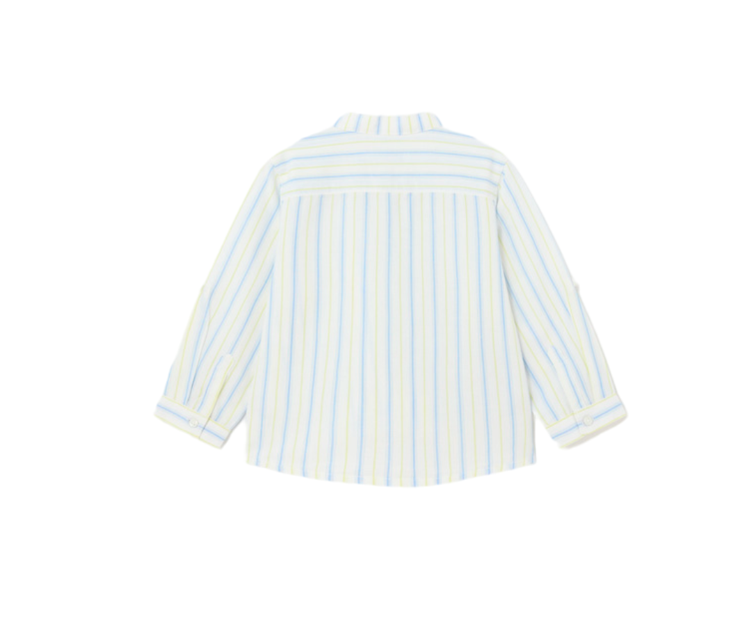 Camisa Cuello Mao Lino Fantasía Mayoral