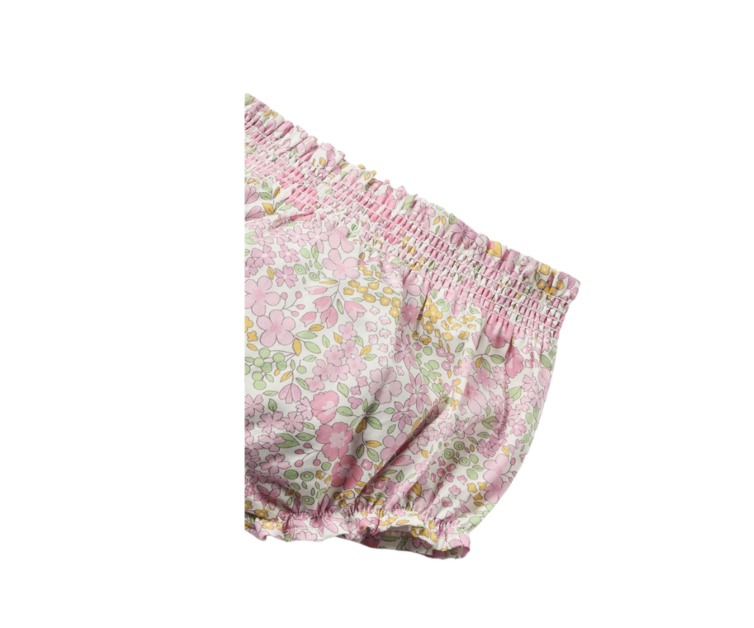 Conjunto Short Plumeti Bebas Rosa Baby Mayoral