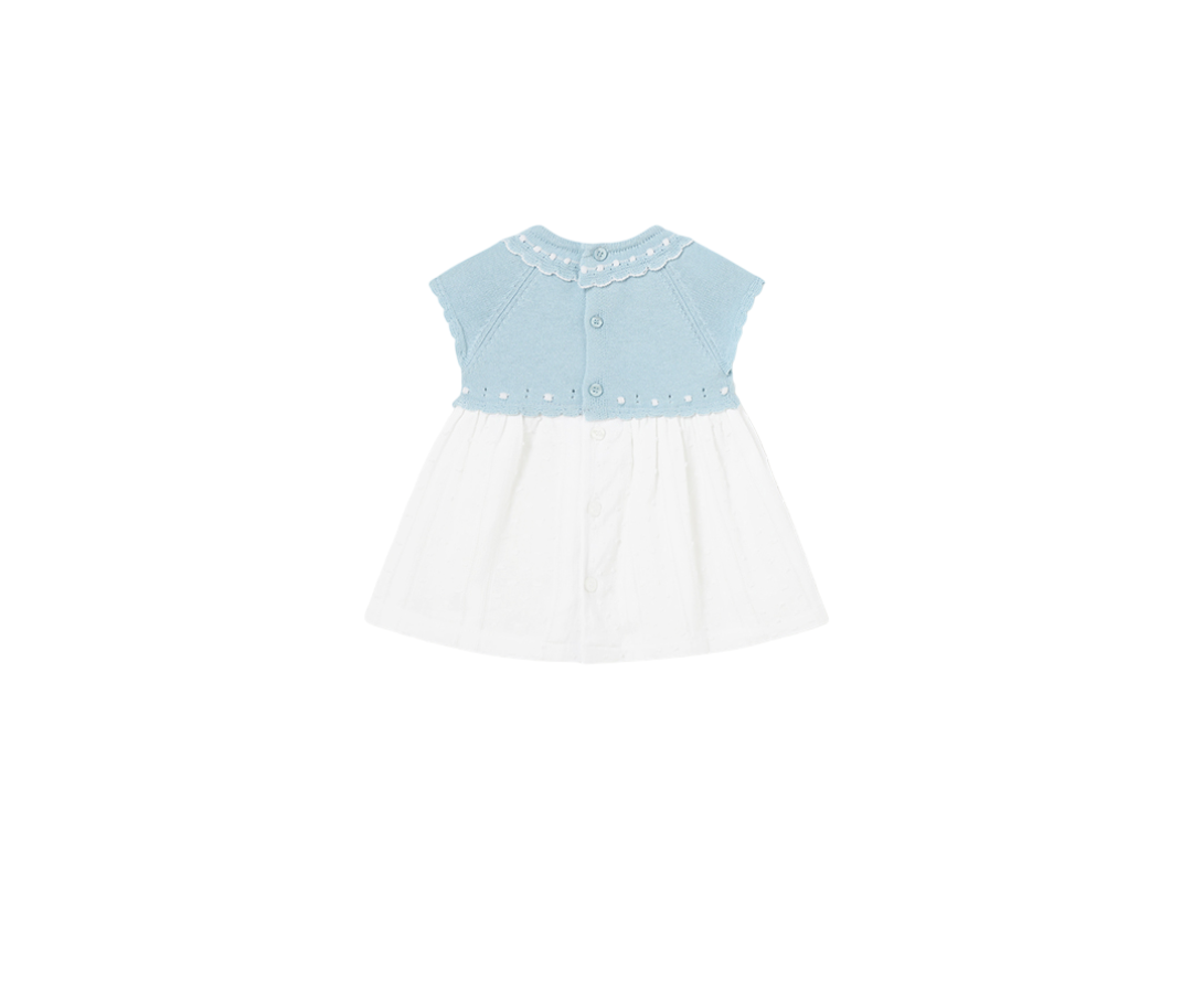 Vestido Combinado Tricot Bebas Cristal Mayoral