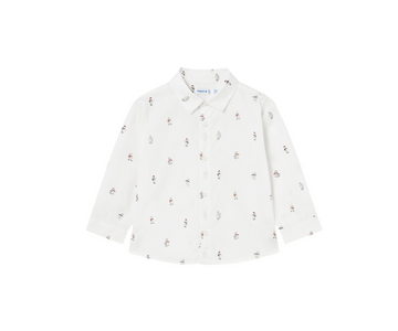 Camisa M/L Estampada Osos Mayoral