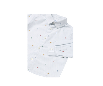 Camisa M/L Estampada Letras Mayoral