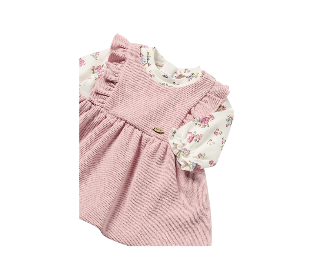 Pelele Falda Peto Rosa Baby Mayoral