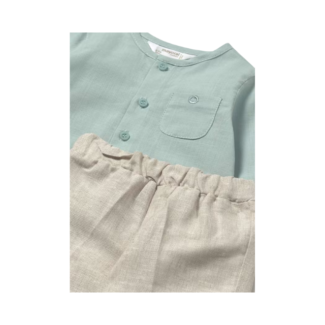 Conj. Pantalón Largo y Camisa Jade-Lino - Mayoral