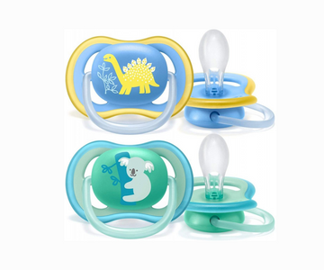 Chupón Ultra Air 6 -18 Meses Niño X2 Avent