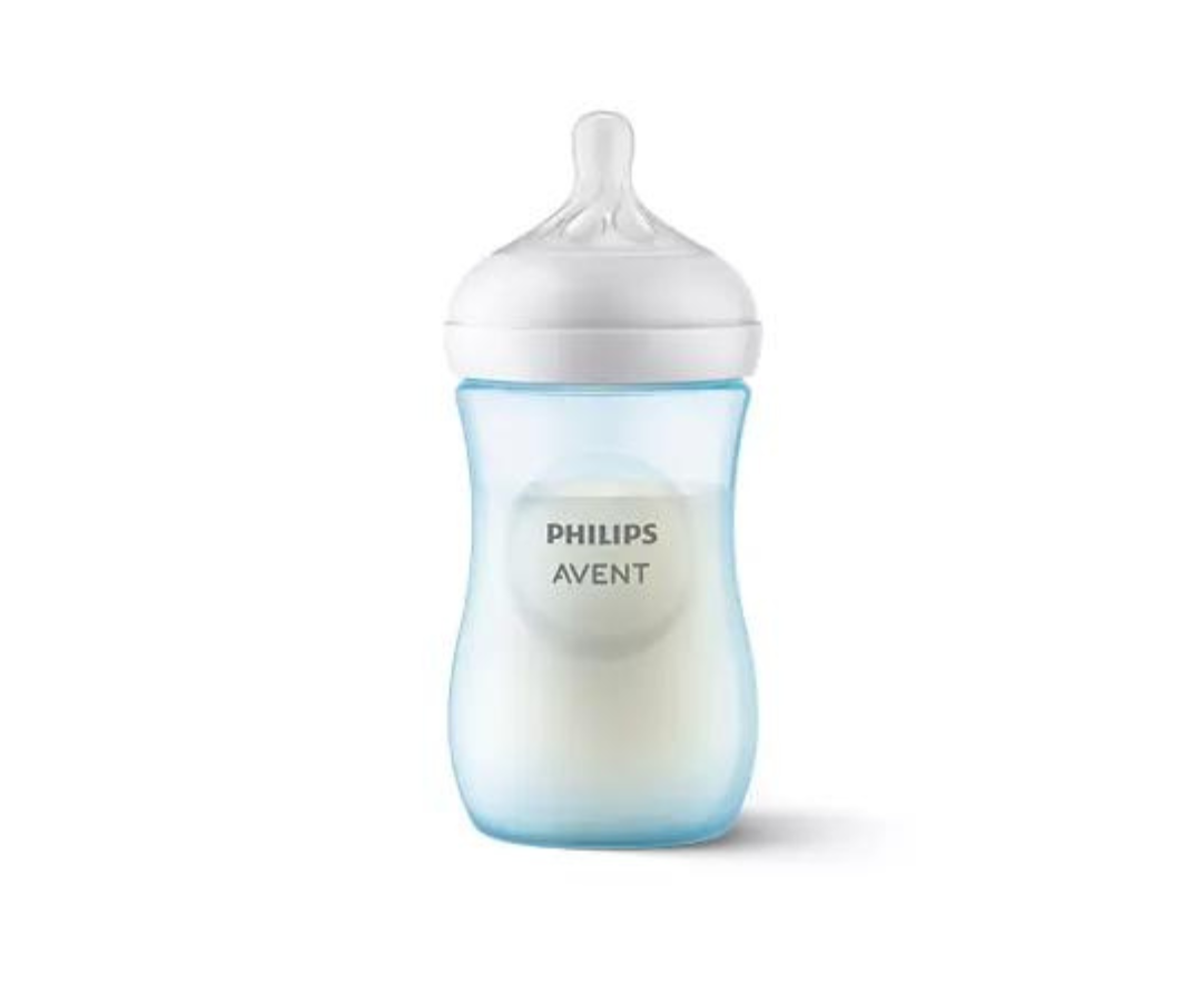 Biberón 9 Oz Natural Response Azul Avent