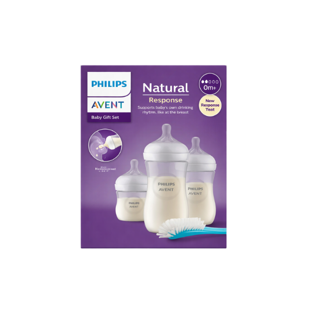 Set Mix 3 Biberon Natural ( 4, 9, 11oz) + Cepillo - Avent