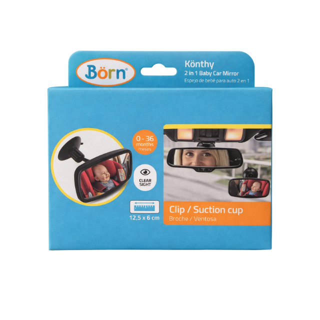 Espejo 2 En 1 Frontal Retrovisor - Born