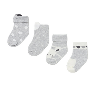 Set 4 Calcetines Rosa Baby Mayoral